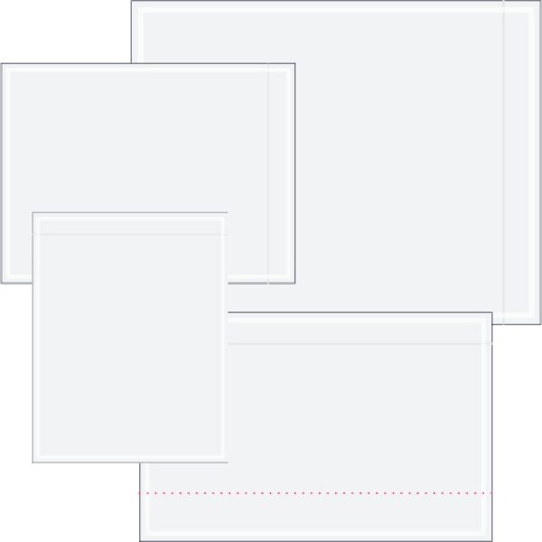 4 1/2" x 7 1/2" "Clear Face" Document Envelopes