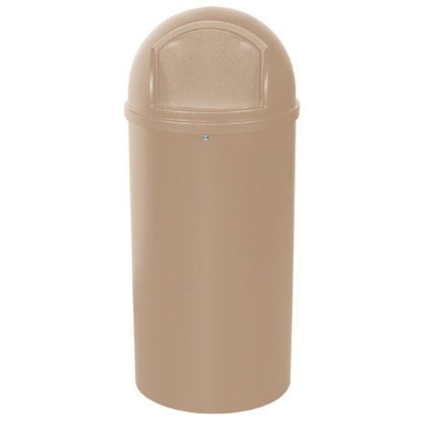 25 Gallon - Beige Domed Waste Receptacles