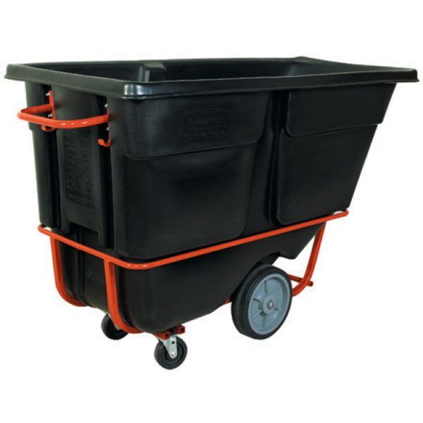 1 Cubic Yard - Black Heavy-Duty Tilt Truck