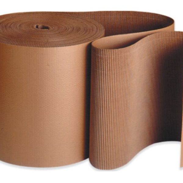 6" x 250' - A Flute Kraft Singleface Corrugated Roll