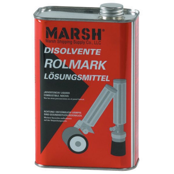 Rolmark Quart of Solvent and Cleaner