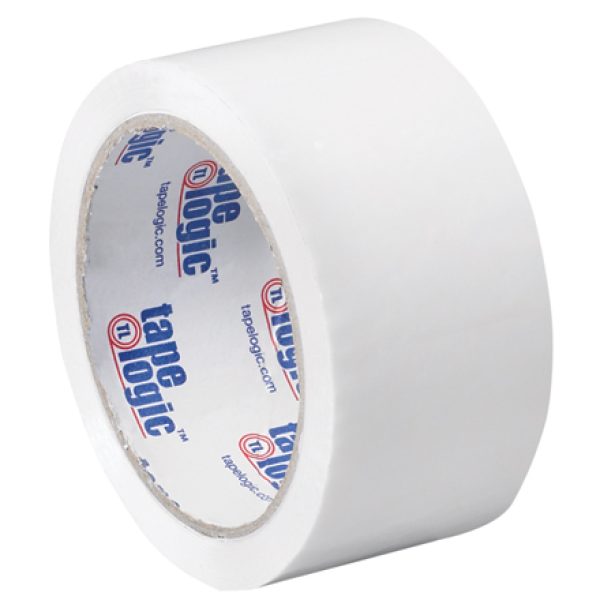2" x 55 yds. White (6 Pack) Tape Logic Carton Sealing Tape