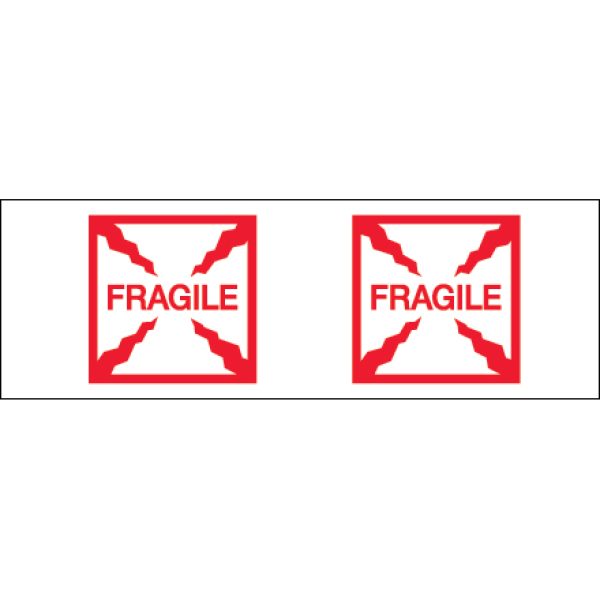 2" x 55 yds. - "Fragile (Box)" Printed Tape