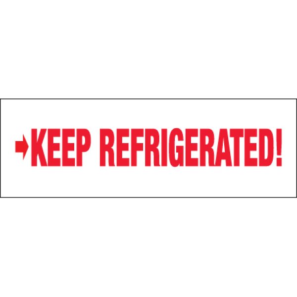 2" x 110 yds. - "Keep Refrigerated" Printed Tape