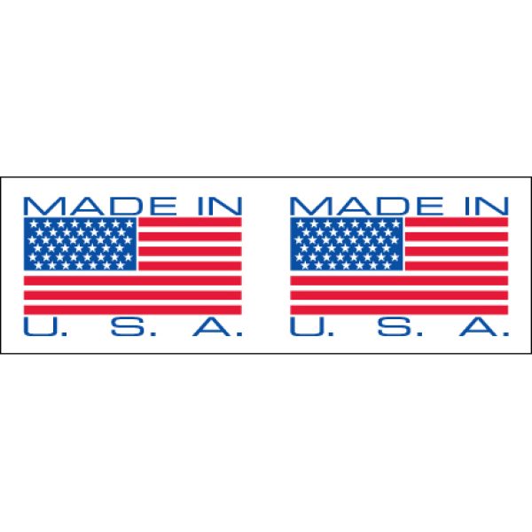 2" x 110 yds. - "Made in USA" Printed Tape