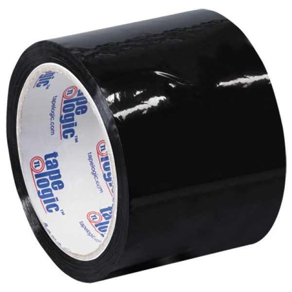 3" x 55 yds. - Black (6 Pack) Tape Logic Carton Sealing Tape