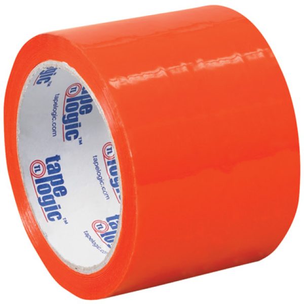 3" x 55 yds. Orange Tape Logic Carton Sealing Tape