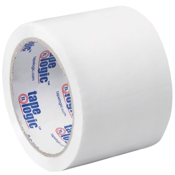 3" x 55 yds. - White (6 Pack) Tape Logic Carton Sealing Tape