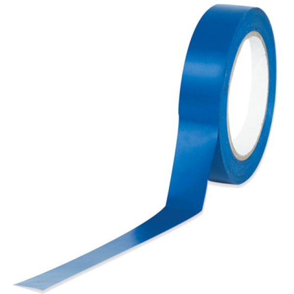 1" x 36 yds. Blue Solid Vinyl Safety Tape