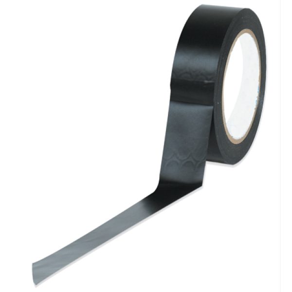 1" x 36 yds. Black Solid Vinyl Safety Tape