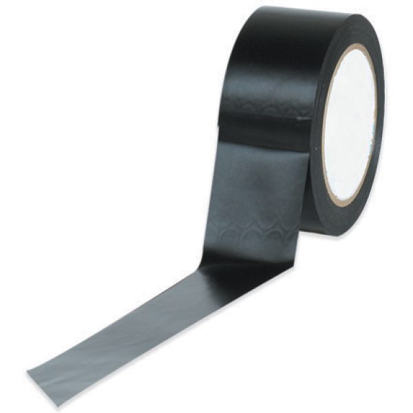 2" x 36 yds. Black (3 Pack) Solid Vinyl Safety Tape