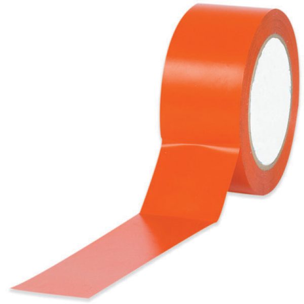 2" x 36 yds. Orange (3 Pack) Solid Vinyl Safety Tape