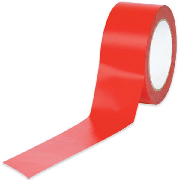 2" x 36 yds. Red (3 Pack) Solid Vinyl Safety Tape