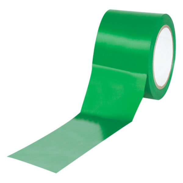 3" x 36 yds. Green (3 Pack) Solid Vinyl Safety Tape