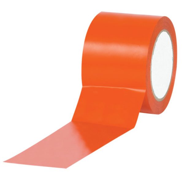 3" x 36 yds. Orange (3 Pack) Solid Vinyl Safety Tape