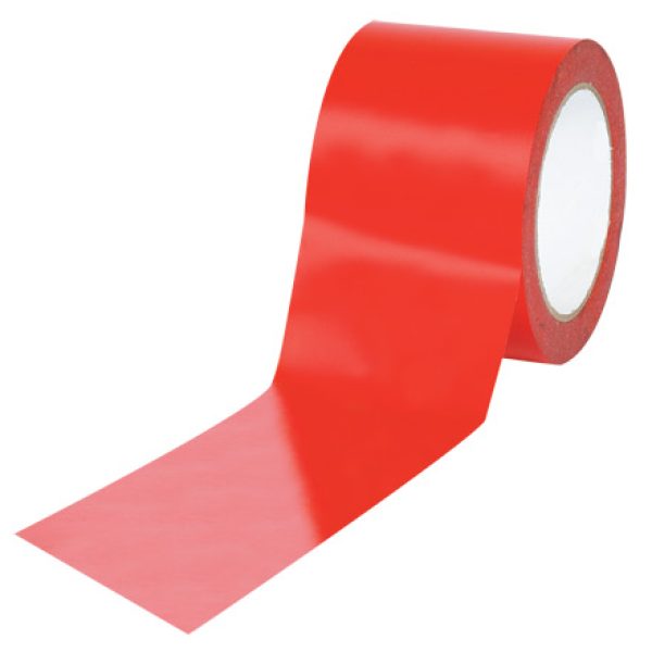 3" x 36 yds. Red (3 Pack) Solid Vinyl Safety Tape