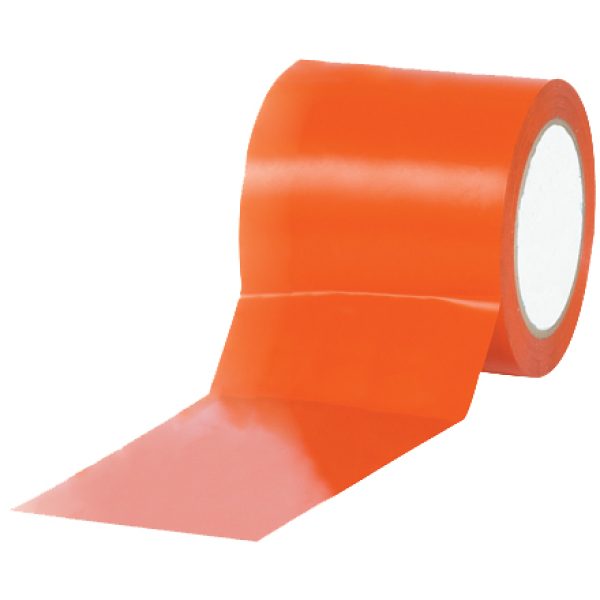4" x 36 yds. Orange (3 Pack) Solid Vinyl Safety Tape