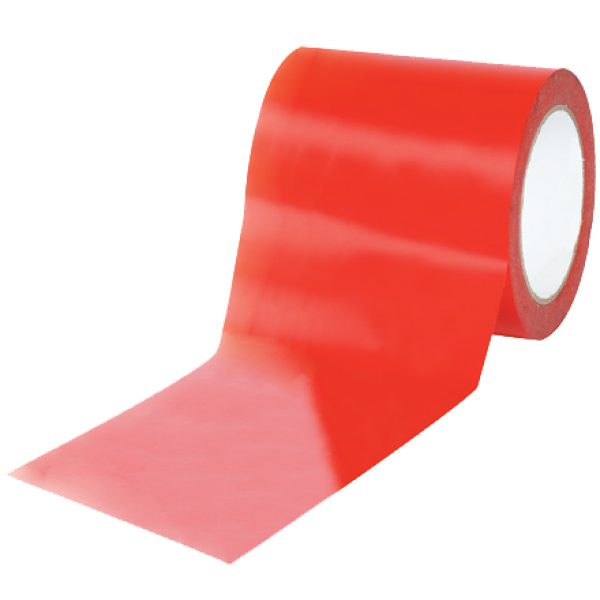 4" x 36 yds. Red (3 Pack) Solid Vinyl Safety Tape