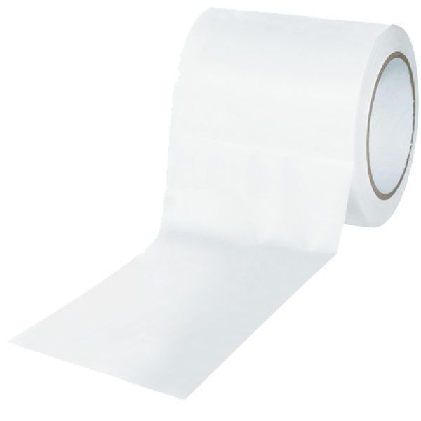 4" x 36 yds. White (3 Pack) Solid Vinyl Safety Tape