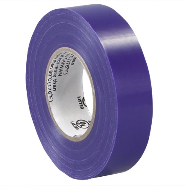 3/4" x 20 yds. Purple (10 Pack) Electrical Tape