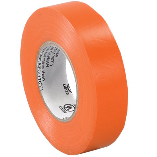 3/4" x 20 yds. Orange Electrical Tape