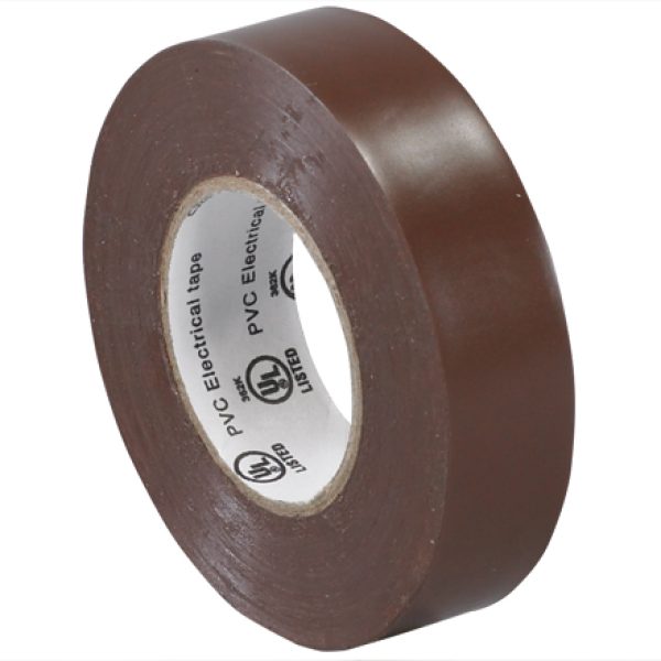 3/4" x 20 yds. Brown Electrical Tape