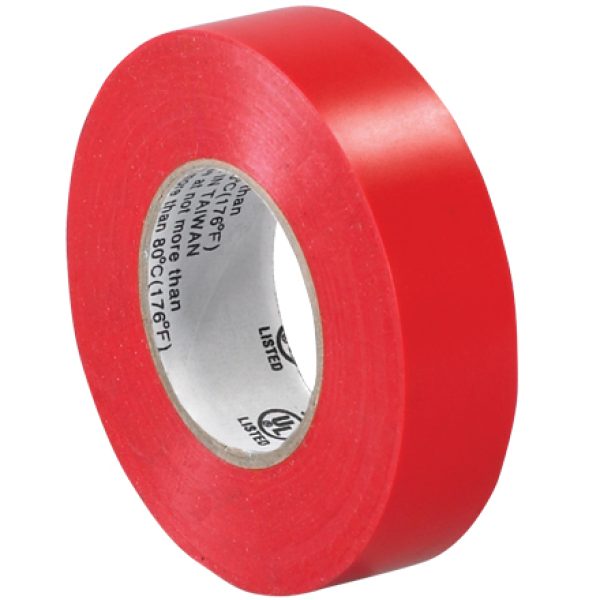 3/4" x 20 yds. Red Electrical Tape