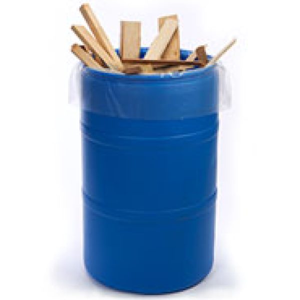 38" x 60" x 4 mil LDPE Drum Liners Clear