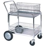 33" x 20" x 37 1/2" Mail Cart