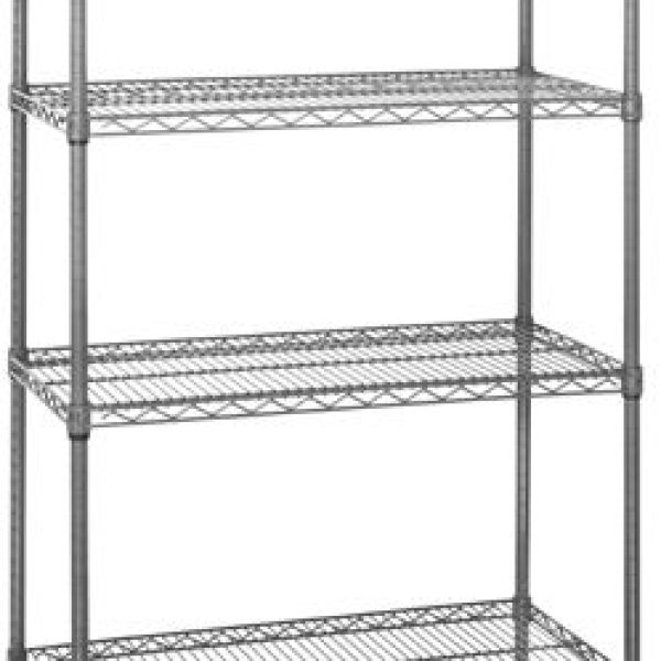 36" x 12" x 54" - 4 Shelf Wire Shelving Starter Unit