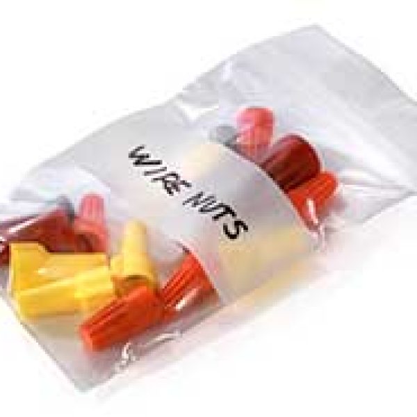 10" x 12" x 2 mil Reclosable Bags w/ White Block