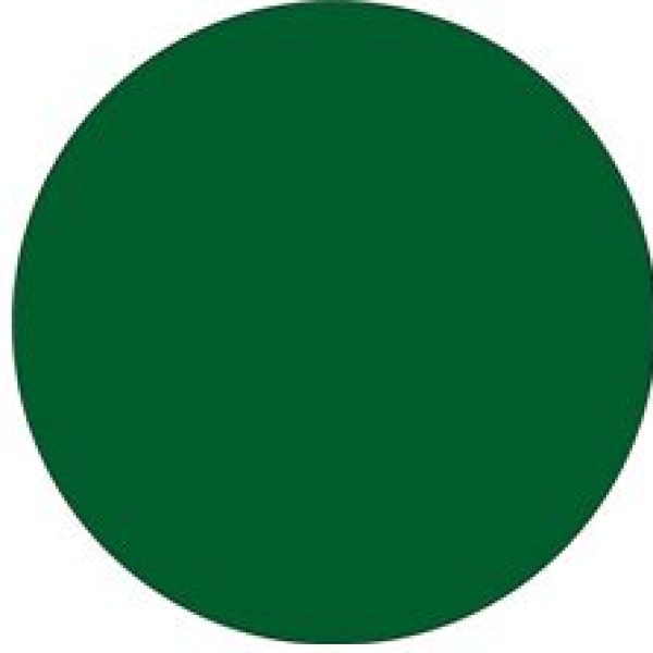 3/4" Green Inventory Circle Labels