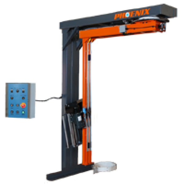 Phoenix Wrappers PRTW-2150 Rotary Arm Stretch Wrapper with Wall Mounted Frame