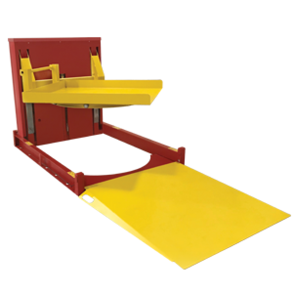 Southworth PalletPal Roll-On Leveler with Turntable