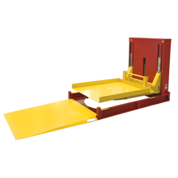 Southworth PalletPal Roll-On Leveler with Turntable