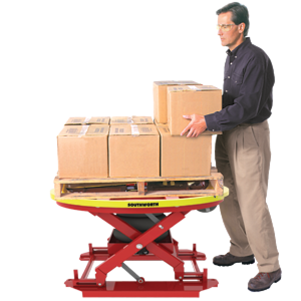 Southworth PalletPal 360 Air Leveler automatically adjusts