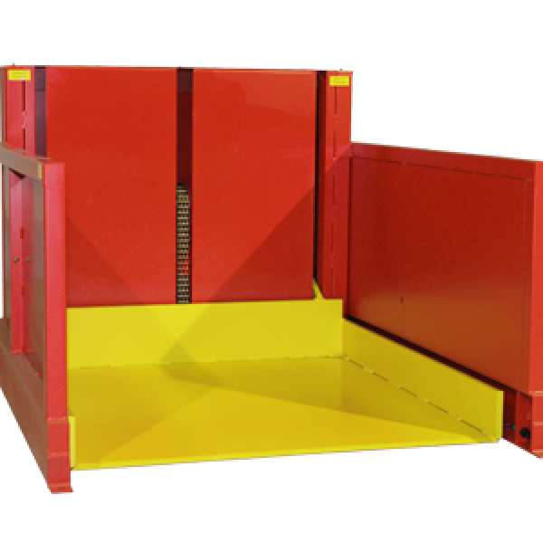 Southworth PalletPal Roll On Level Loader sits flush with floor