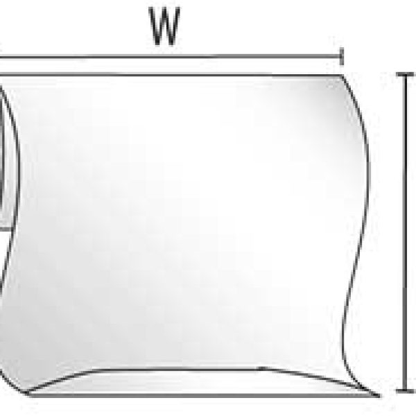 30" x 42" x 2 mil Layflat Poly Bags on Roll